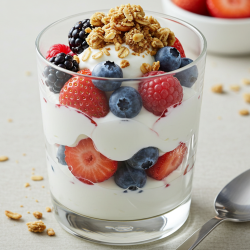 Greek Yogurt and Berry Parfait