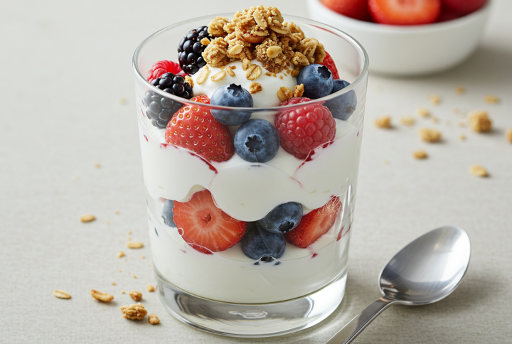 Greek Yogurt and Berry Parfait